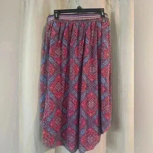 Women’s Blue&Red Cato Skirt